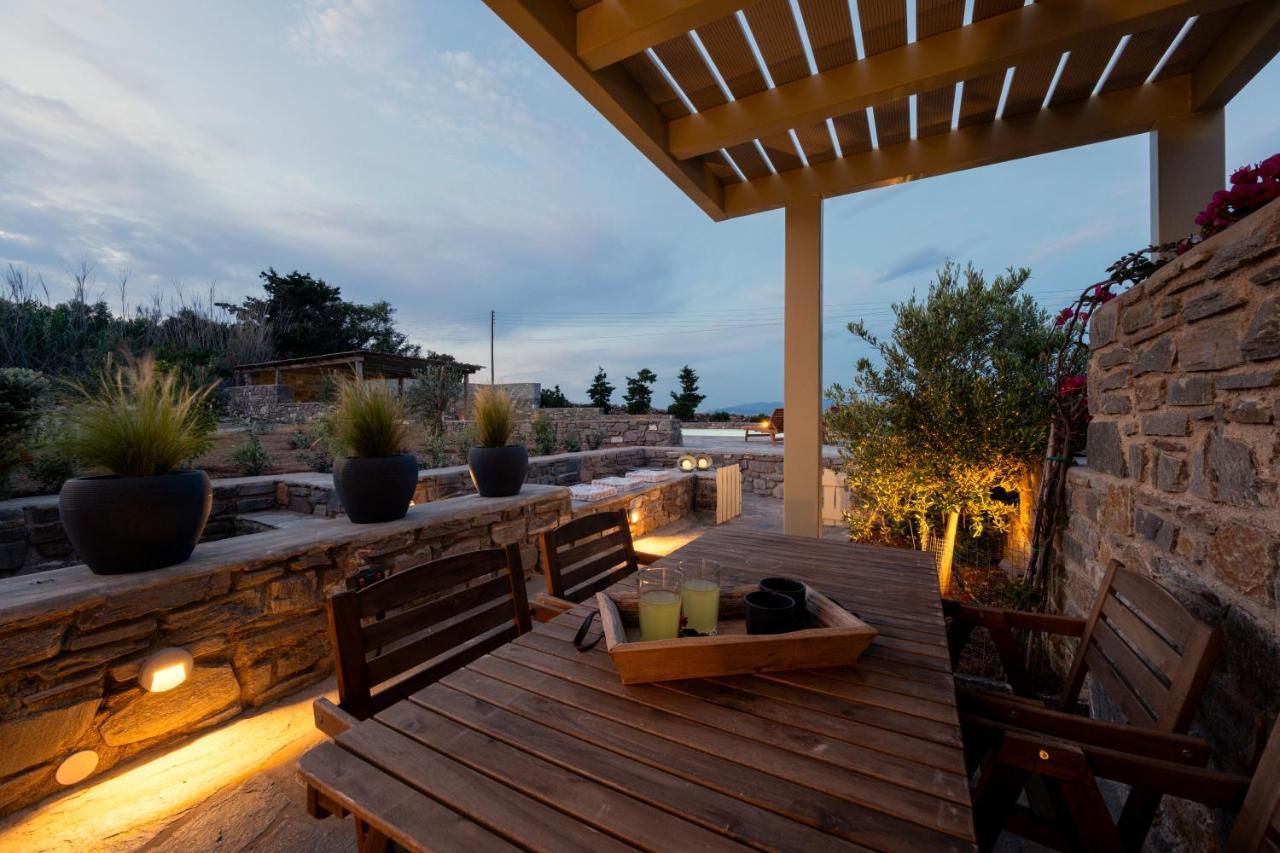 Kallirroe Deluxe Villa With Sea View And Pool Chrisi Akti  Buitenkant foto